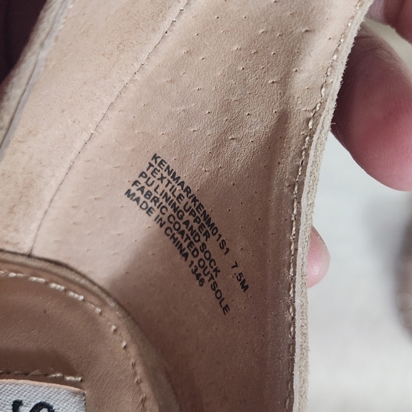 Steve Madden Womens Kenmar Tan Suede Ankle Strap Heels Size 7.5 Medium - Picture 9 of 10